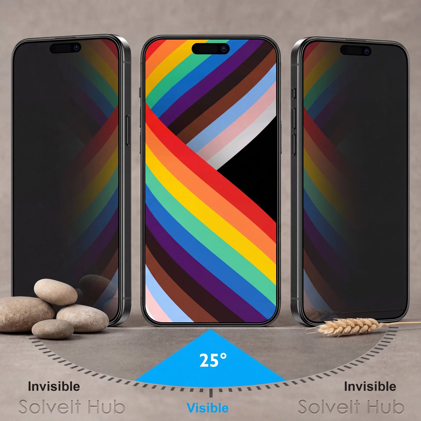 Mothca Matte Privacy Screen Protector for iPhone 13/14/15/16/17 Pro Max Plus - Easy Installation Tool, Anti-Spy, Anti-Glare, Full Coverage Tempered Glass Film, Anti-Fingerprint, Case Friendly, Shockproof Protection